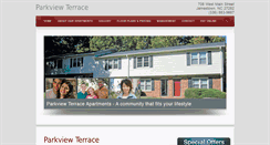 Desktop Screenshot of parkviewterracenc.com