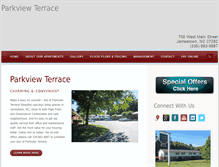 Tablet Screenshot of parkviewterracenc.com